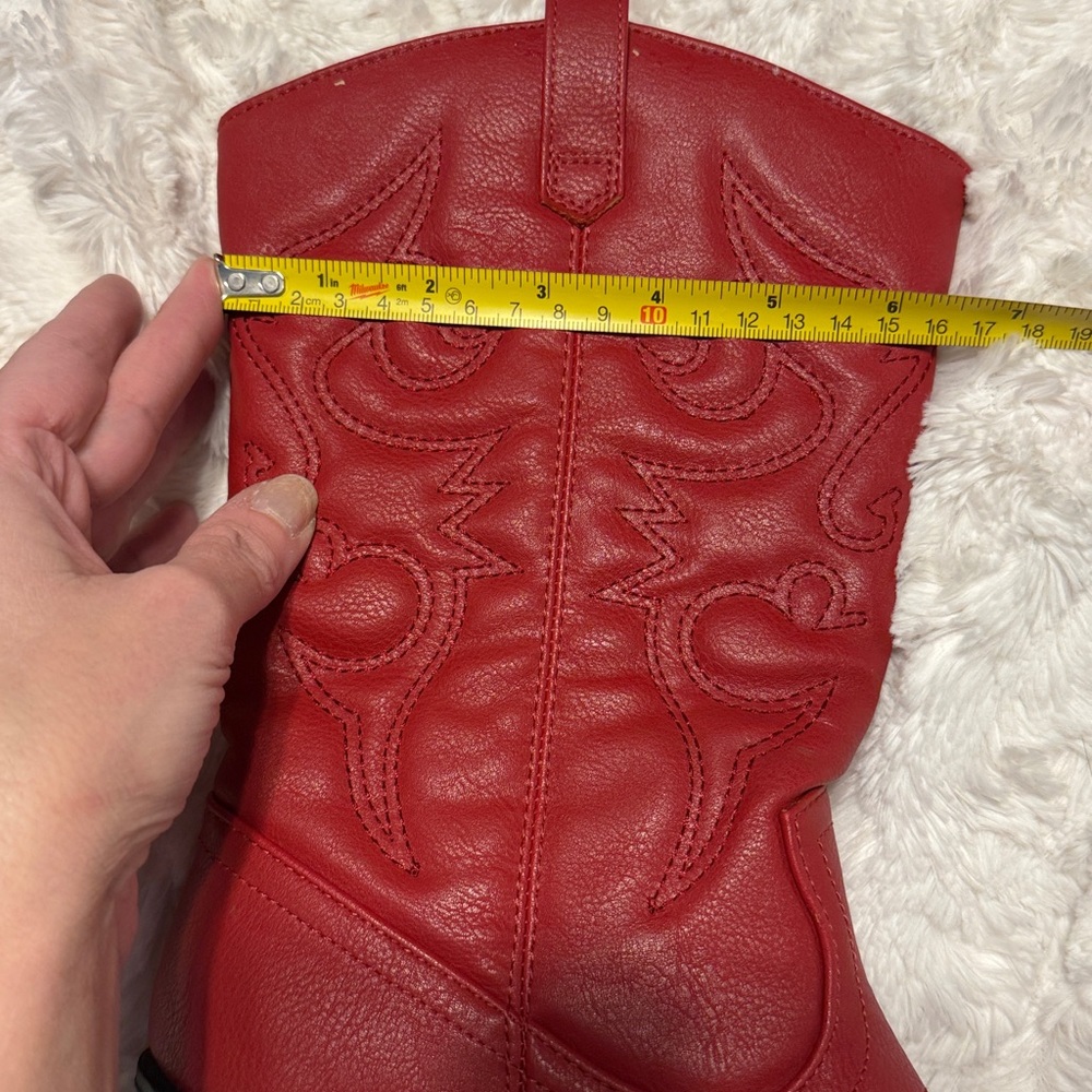 Charles Albert Red Western Cowboy Boots - Picture 13 of 13